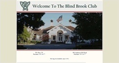 Desktop Screenshot of blindbrookclub.org