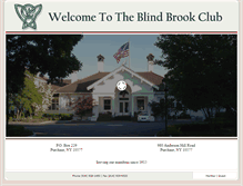 Tablet Screenshot of blindbrookclub.org